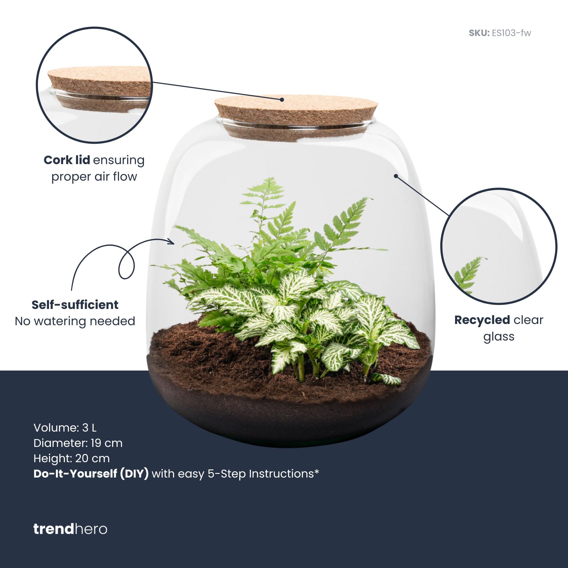 Emma Mini terrarium