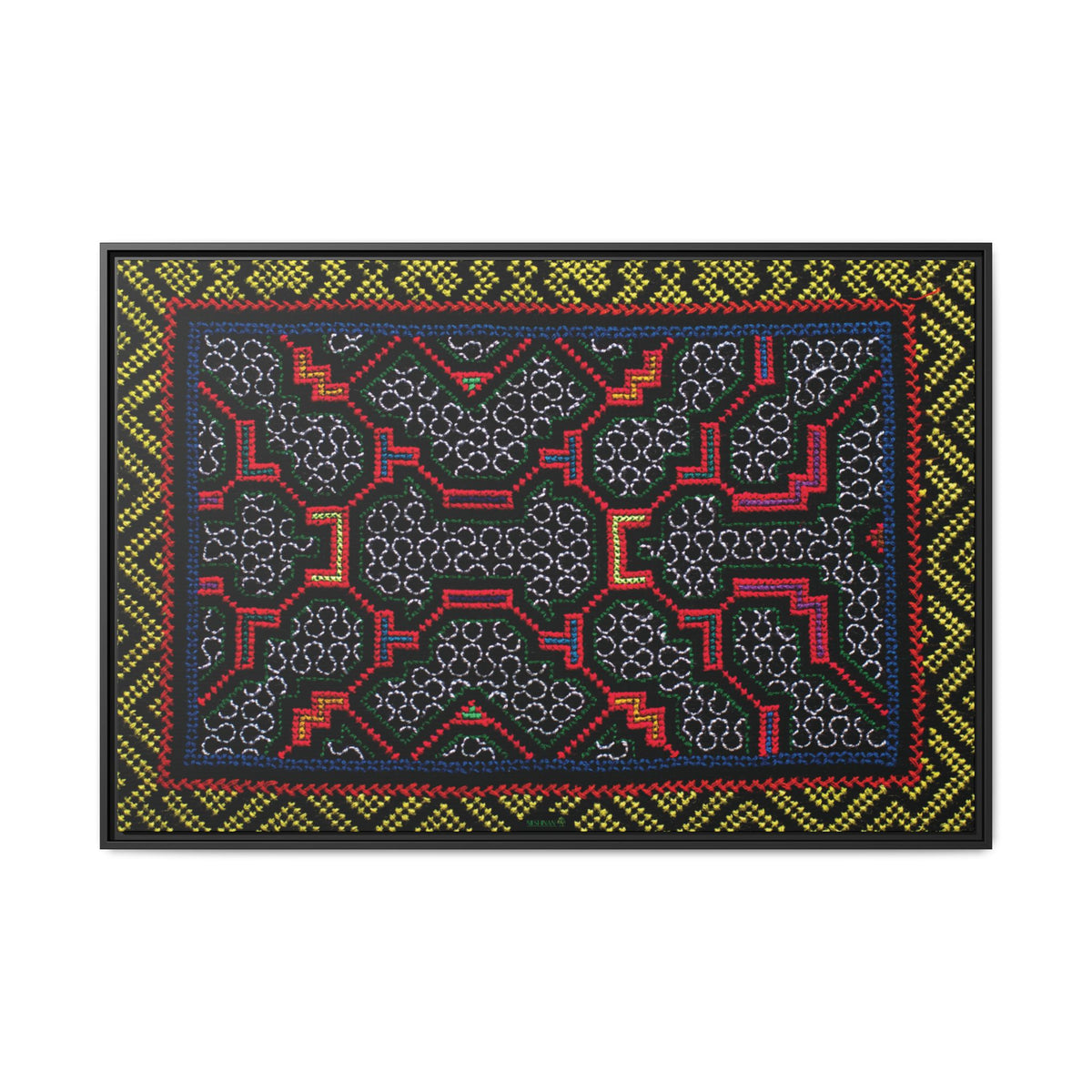 Xao Kené – Light & gratitude, framed canvas